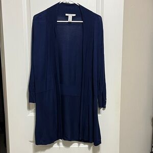 White House Black Market Open Knit Sweater Large